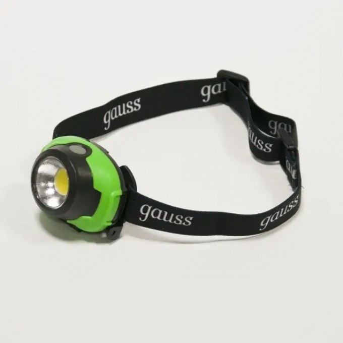 Фонарь налобный GAUSS GFL302 3W 120lm 3xAAA LED GF302 Фонарь налобный GAUSS GFL302 3W 120lm 3xAAA LED GF302