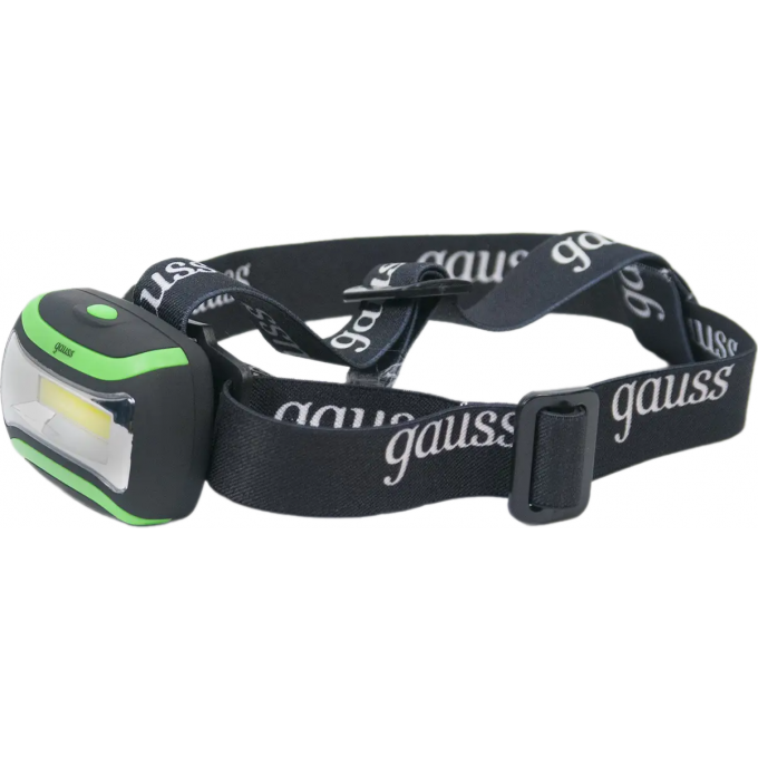 Фонарь налобный GAUSS GFL307 3W 180lm 3xААА LED 1/12/72 GF307 Фонарь налобный GAUSS GFL307 3W 180lm 3xААА LED 1/12/72 GF307