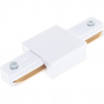 Коннектор GAUSS для трековых шинопроводов прямой (I) белый