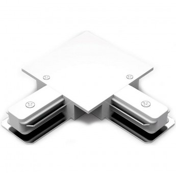 Коннектор GAUSS для встраиваемых трековых шинопроводов угловой (L) белый