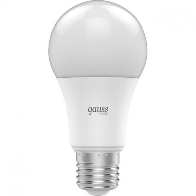 Лампа GAUSS BASIC A60 13,5W 1250LM 3000K Е27 LED 1/10/50 1023214 Лампа GAUSS BASIC A60 13,5W 1250LM 3000K Е27 LED 1/10/50 1023214