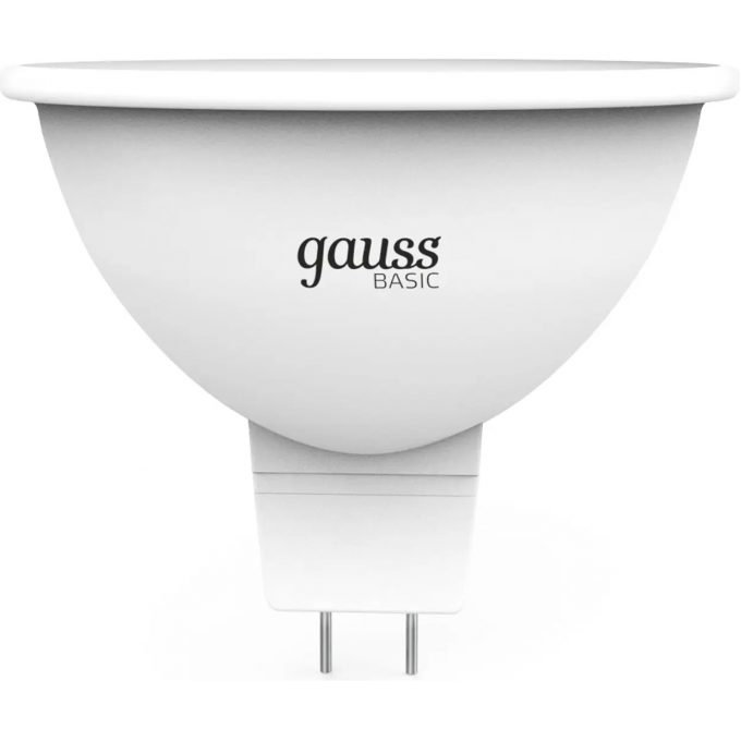 Лампа GAUSS ELEMENTARY MR16 12V 7W 530lm 3000K GU5.3 LED 1/10/100 11517 Лампа GAUSS ELEMENTARY MR16 12V 7W 530lm 3000K GU5.3 LED 1/10/100 11517