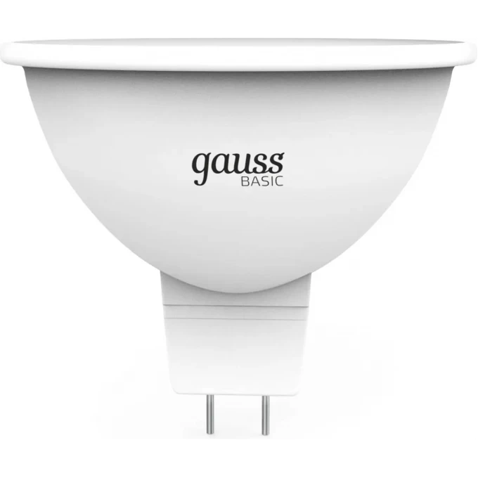 Лампа GAUSS ELEMENTARY MR16 12V 7W 530lm 3000K GU5.3 LED 1/10/100 11517 Лампа GAUSS ELEMENTARY MR16 12V 7W 530lm 3000K GU5.3 LED 1/10/100 11517