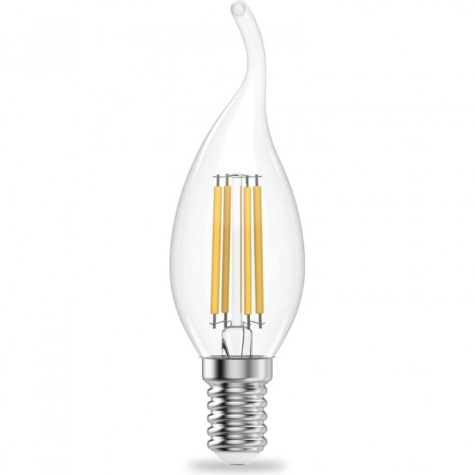 Лампа GAUSS FILAMENT ELEMENTARY Свеча на ветру 8W 540lm 4100К Е14 LED 1/10/100 42128 Лампа GAUSS FILAMENT ELEMENTARY Свеча на ветру 8W 540lm 4100К Е14 LED 1/10/100 42128