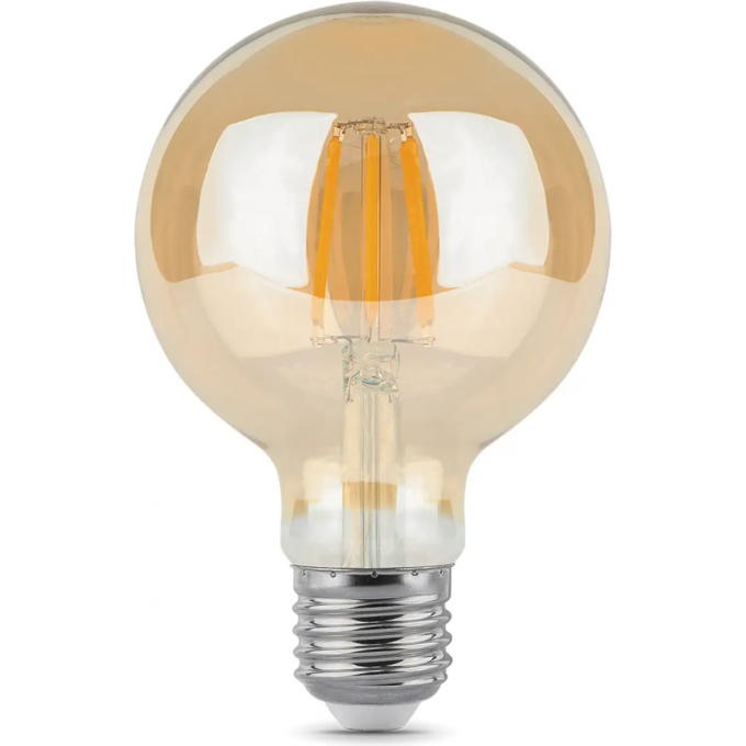 Лампа GAUSS FILAMENT G95 6W 550lm 2400К Е27 golden LED 105802006 Лампа GAUSS FILAMENT G95 6W 550lm 2400К Е27 golden LED 105802006