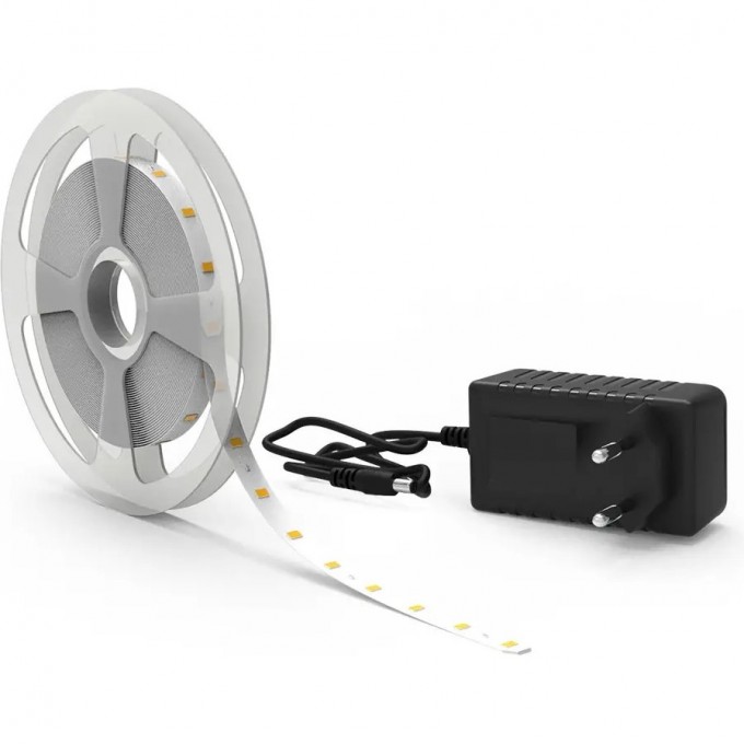 Лента GAUSS BASIC в комплекте LED 2835/60 12V 6W/m 600lm/m 3000K 8mm IP65 5m BT013 Лента GAUSS BASIC в комплекте LED 2835/60 12V 6W/m 600lm/m 3000K 8mm IP65 5m BT013