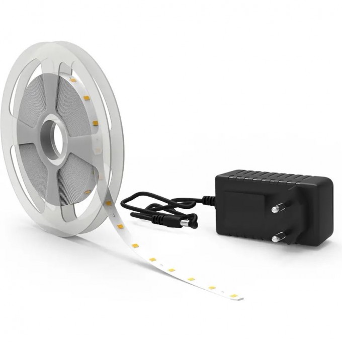 Лента GAUSS BASIC в комплекте LED 2835/60 12V 6W/m 600lm/m 4000K 8mm IP65 5m BT014 Лента GAUSS BASIC в комплекте LED 2835/60 12V 6W/m 600lm/m 4000K 8mm IP65 5m BT014