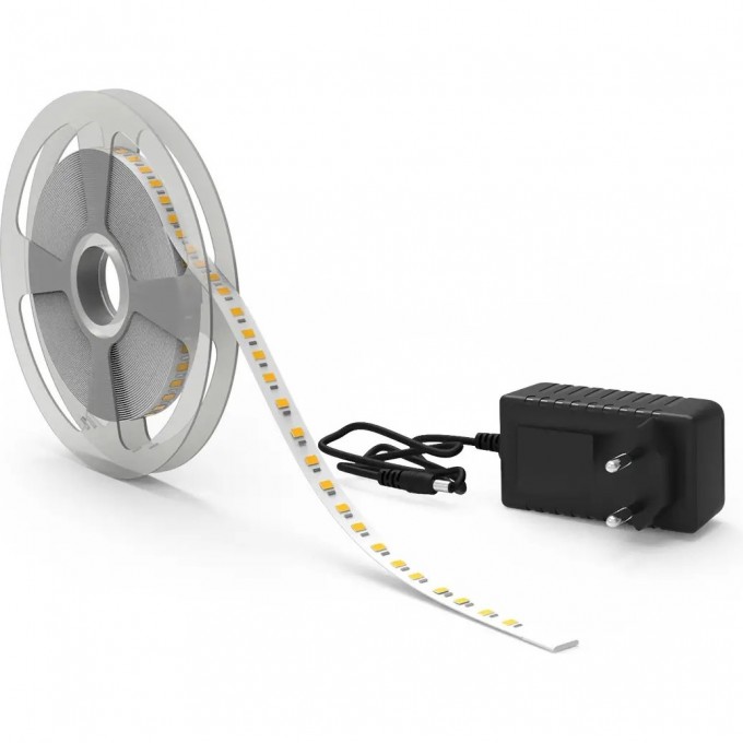Лента GAUSS BASICc в комплекте LED 2835/120 12V 12W/m 1200lm/m 3000K 8mm IP65 5m BT070 Лента GAUSS BASICc в комплекте LED 2835/120 12V 12W/m 1200lm/m 3000K 8mm IP65 5m BT070