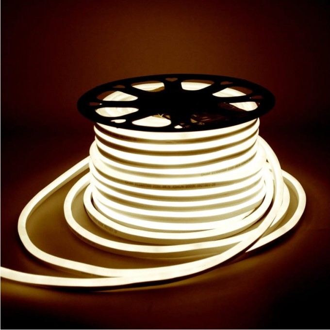 Лента GAUSS LED 2835/120-SMD 8W 220V 200lm/m 3000K NEON (8х16мм) IP67 (50м) 311000108 Лента GAUSS LED 2835/120-SMD 8W 220V 200lm/m 3000K NEON (8х16мм) IP67 (50м) 311000108