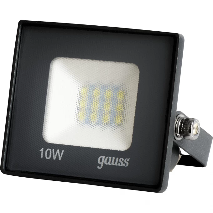 Прожектор GAUSS BASIC LED 10W 6500K 200-240V IP65 графитовый 688100310 Прожектор GAUSS BASIC LED 10W 6500K 200-240V IP65 графитовый 688100310