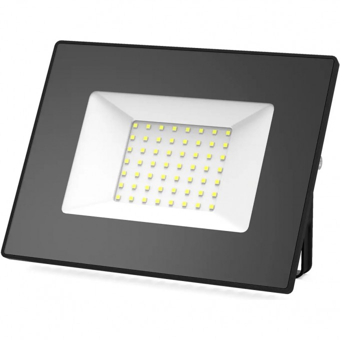 Прожектор GAUSS ELEMENTARY 50W 4500lm 6500К 200-240V IP65 черный LED 613100350 Прожектор GAUSS ELEMENTARY 50W 4500lm 6500К 200-240V IP65 черный LED 613100350