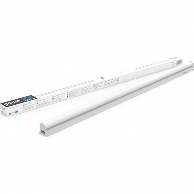 Светильник GAUSS ELEMENTARY TL 8W 600lm 560х22х33 LED TL004 Светильник GAUSS ELEMENTARY TL 8W 600lm 560х22х33 LED TL004