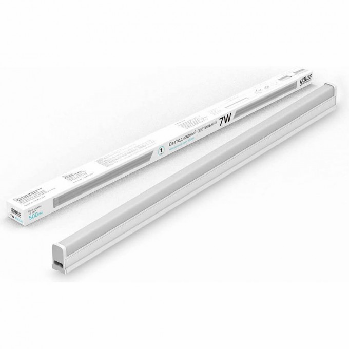 Светильник GAUSS TL ELEMENTARY LED 7W 4000K IP20 линейный 130411207 Светильник GAUSS TL ELEMENTARY LED 7W 4000K IP20 линейный 130411207