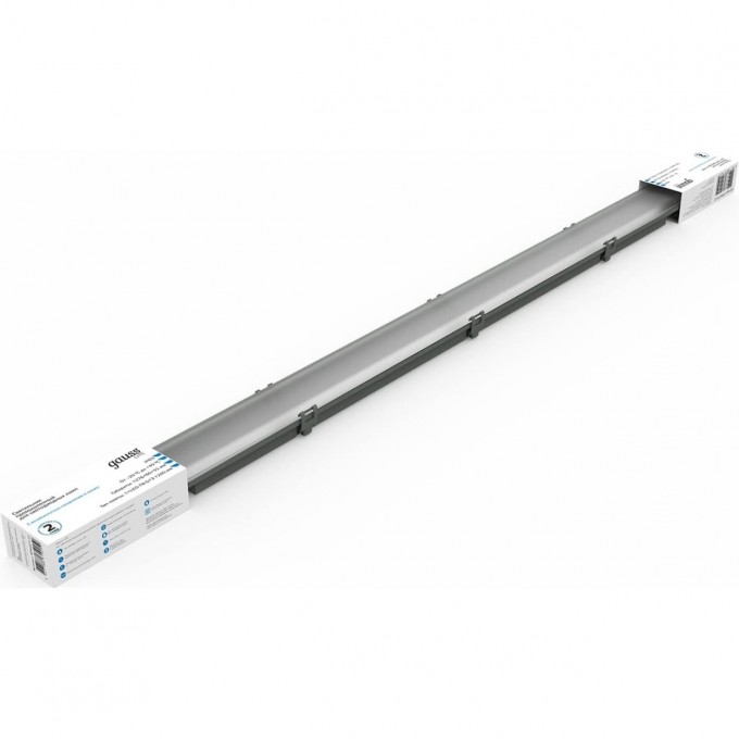 Светильник линейный GAUSS LITE СПП-Т8-G13 220-230V 1276*60*55мм для LED ламп 1х1200мм 1/16 909437112 Светильник линейный GAUSS LITE СПП-Т8-G13 220-230V 1276*60*55мм для LED ламп 1х1200мм 1/16 909437112