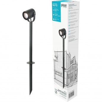 Светильник садово-парковый GAUSS SONATA GU10, 90*70*475мм, 170-240V / 50Hz Светильник садово-парковый GAUSS SONATA GU10, 90*70*475мм, 170-240V / 50Hz